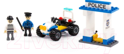 Конструктор Полесье Классик. Город. Полиция-5 / 81278