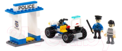 Конструктор Полесье Классик. Город. Полиция-5 / 81278
