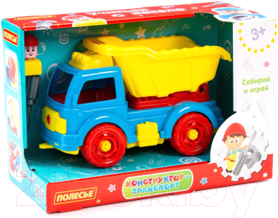 Конструктор Полесье Автомобиль-самосвал / 84811 - фото