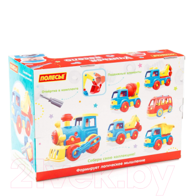 Конструктор Полесье Автомобиль-самосвал / 84811