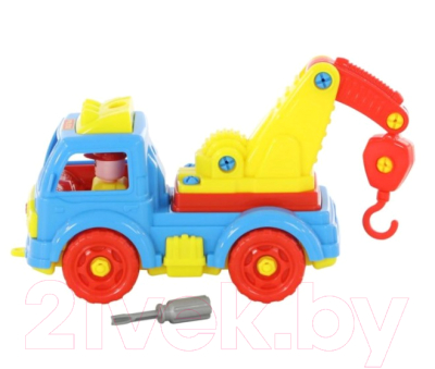 Конструктор Полесье Автомобиль-эвакуатор / 84828