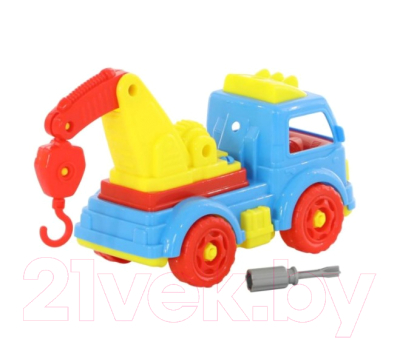 Конструктор Полесье Автомобиль-эвакуатор / 84828