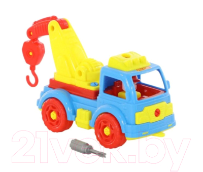 Конструктор Полесье Автомобиль-эвакуатор / 84828