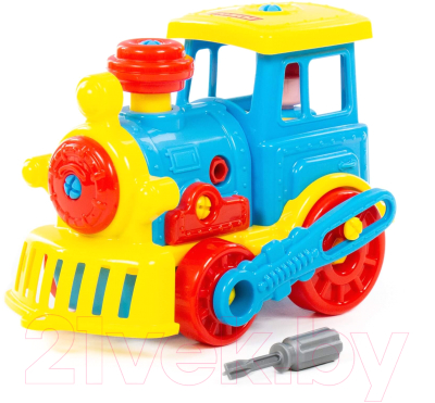 Конструктор Полесье Паровоз / 84842