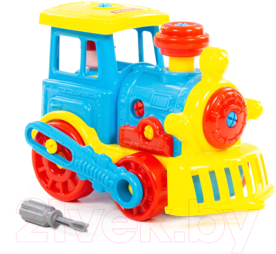 Конструктор Полесье Паровоз / 84842