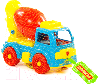 Конструктор Полесье Автомобиль-бетоновоз / 72993 - фото