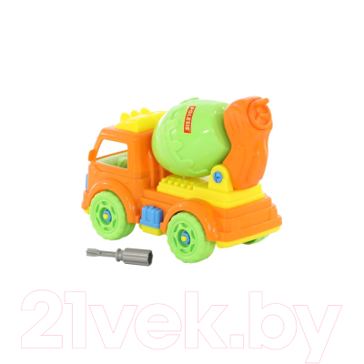 Конструктор Полесье Автомобиль-бетоновоз / 72993
