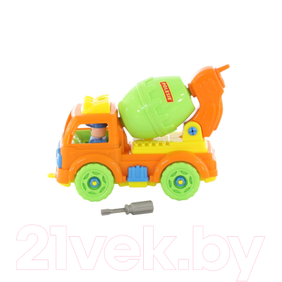 Конструктор Полесье Автомобиль-бетоновоз / 72993