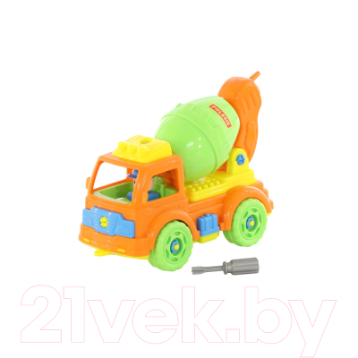 Конструктор Полесье Автомобиль-бетоновоз / 72993