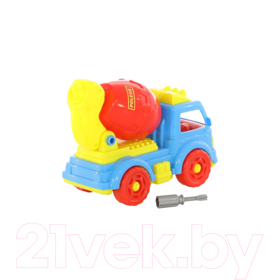 Конструктор Полесье Автомобиль-бетоновоз / 72993