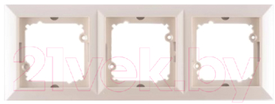 Рамка для выключателей и розеток TIMEX Opal OPBE-RA3 - фото