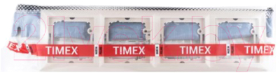 Рамка для выключателей и розеток TIMEX Opal OPBE-RA4