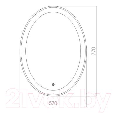 Зеркало Silver Mirrors Италия 57x77 / ФР-00001057
