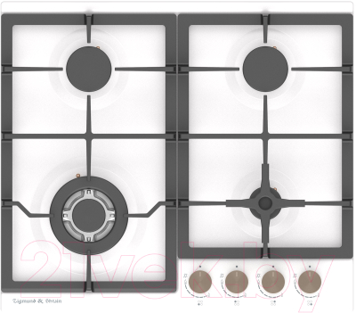 Газовая варочная панель Zigmund & Shtain G 14.6 W - фото