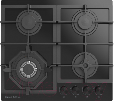 Газовая варочная панель Zigmund & Shtain M 26.6 B - фото