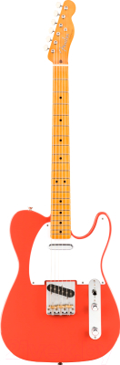 Электрогитара Fender Vintera 50s Telecaster MN Fiesta Red - фото