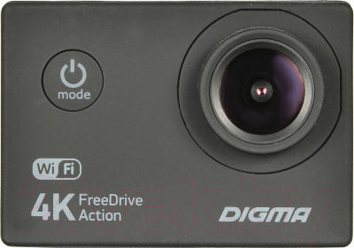 Автомобильный видеорегистратор Digma FreeDrive Action 4K WiFi - фото