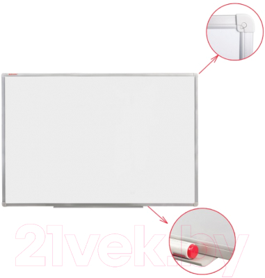 Магнитно-маркерная доска Brauberg Стандарт / 235525