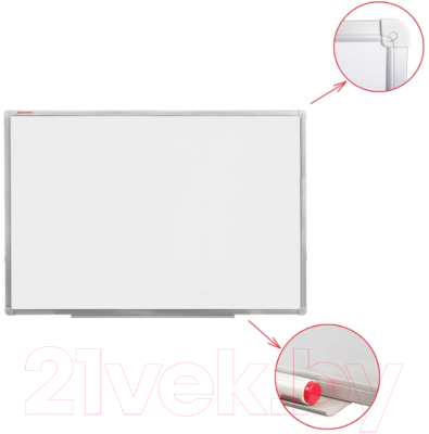 Магнитно-маркерная доска Brauberg Стандарт / 235523