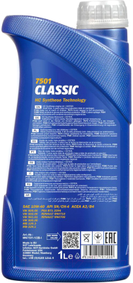 Моторное масло Mannol Classic 10W40 SN/CH-4