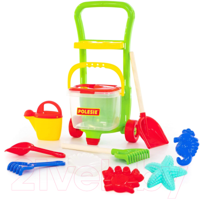 Тележка с игрушками для песочницы Полесье №622 / 67814