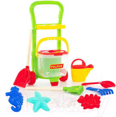 Тележка с игрушками для песочницы Полесье №622 / 67814