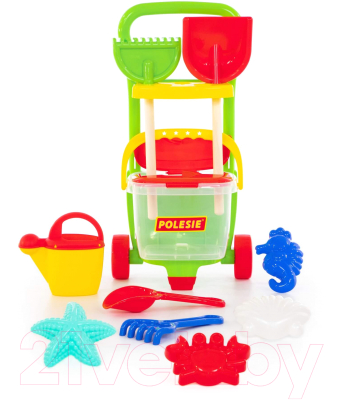 Тележка с игрушками для песочницы Полесье №622 / 67814