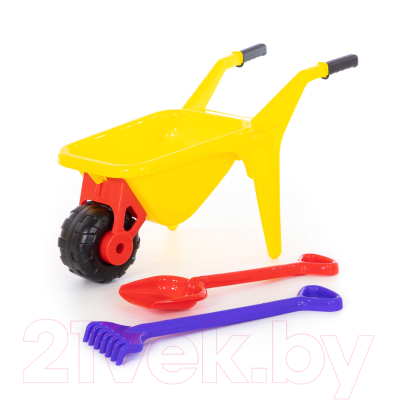 Тачка игрушечная Полесье Садовод / 4383 - фото