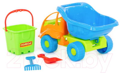 Набор игрушек для песочницы Полесье Самосвал Муравей №56 / 3188