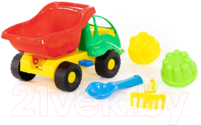 Набор игрушек для песочницы Полесье Самосвал Муравей №58 / 3317