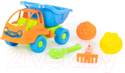 Набор игрушек для песочницы Полесье Самосвал Муравей №58 / 3317