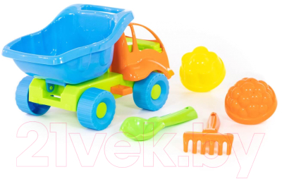 Набор игрушек для песочницы Полесье Самосвал Муравей №58 / 3317