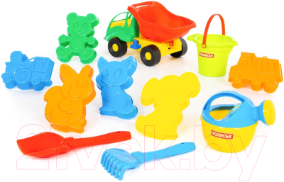 Набор игрушек для песочницы Полесье Самосвал Муравей в рюкзаке / 4740