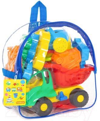 Набор игрушек для песочницы Полесье Самосвал Муравей в рюкзаке / 4740