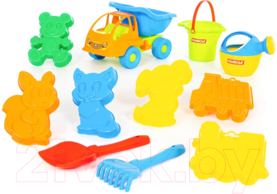 Набор игрушек для песочницы Полесье Самосвал Муравей в рюкзаке / 4740