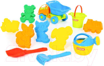 Набор игрушек для песочницы Полесье Самосвал Муравей в рюкзаке / 4740