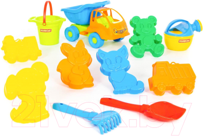 Набор игрушек для песочницы Полесье Самосвал Муравей в рюкзаке / 4740