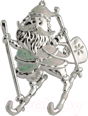 Елочная игрушка Erich Krause Decor Санта на лыжах / 51162 - фото