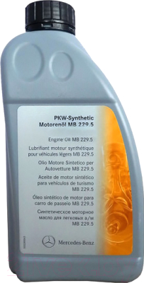 Моторное масло Mercedes-Benz 5W40 MB 229.5 / A000989520411FIFE - фото