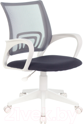 Кресло офисное Бюрократ CH-W695NLT (сетка/темно-серый, TW-04/TW-12N) - фото