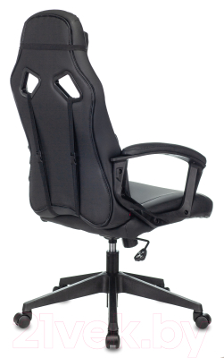 Кресло геймерское Бюрократ Zombie Driver (черный/красный)