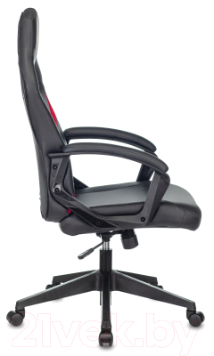 Кресло геймерское Бюрократ Zombie Driver (черный/красный)