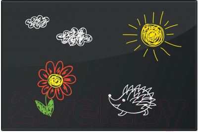 Магнитно-маркерная доска Brauberg Стеклянная / 236745