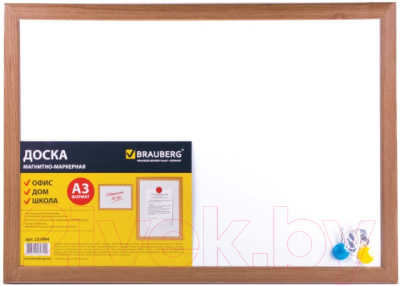 Магнитно-маркерная доска Brauberg 342x484 / 231994