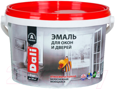 Эмаль DALI Для окон и дверей - фото