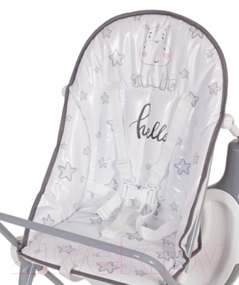 Стульчик для кормления Polini Kids 252 Бегемотик / 0002354-03