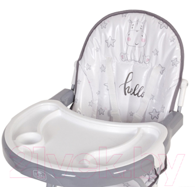Стульчик для кормления Polini Kids 252 Бегемотик / 0002354-03