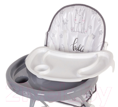 Стульчик для кормления Polini Kids 252 Бегемотик / 0002354-03