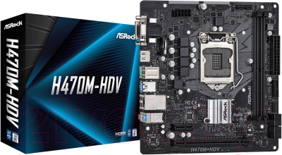 Материнская плата AsRock H470M-HDV