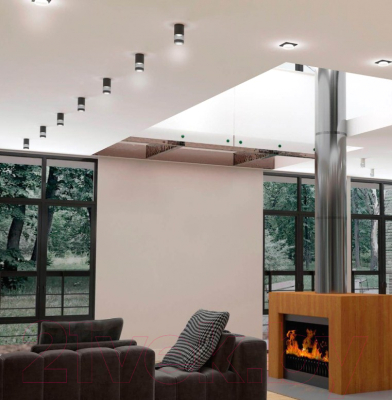 Точечный светильник Novotech Elina 370729 (черный)